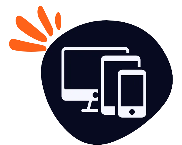 Icone qui représente le responsive d'un site web